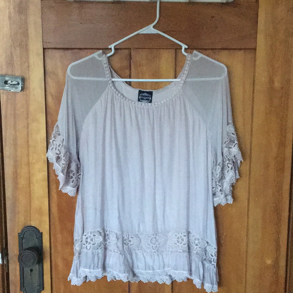 Le Marias Paris Blush Boho Blouse